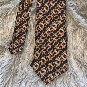 Buckingham Palace Black and Gold Necktie